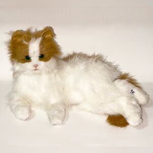 2008 FurReal Friends My Cuddlin’ Kitty Orange & White Hasbro